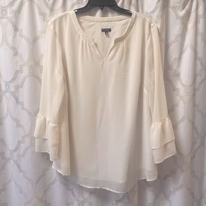 Beautiful cream Talbots blouse